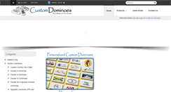 Desktop Screenshot of customdominoes.com