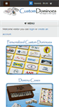 Mobile Screenshot of customdominoes.com